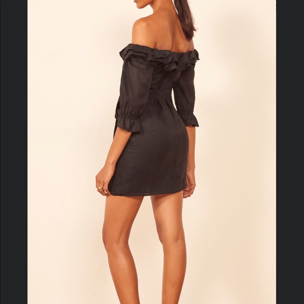 REFORMATION Indio Off the Shoulder mini Dress - Picture 4 of 10